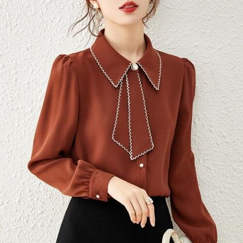 ANGLIU Button Down Blouses