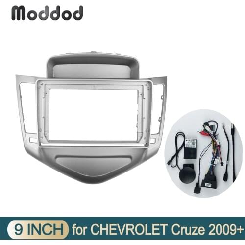 9 Inch Car Radio Fascia for Chevrolet Cruze 2009-2011 Dashboard Installation Trim Kit Placement Frame GPS Bezel Stereo Panel