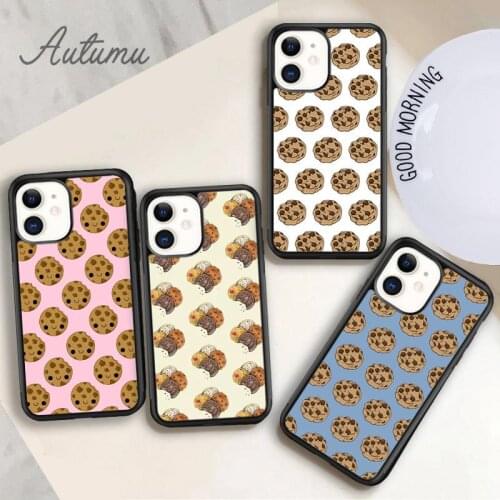 Cookies Phone Case for iPhone 11 12 Pro Max mini X XR XS SE 2020 5 6S 7 8 Plus Samsung Galaxy S8 S9 S10 Cover shell