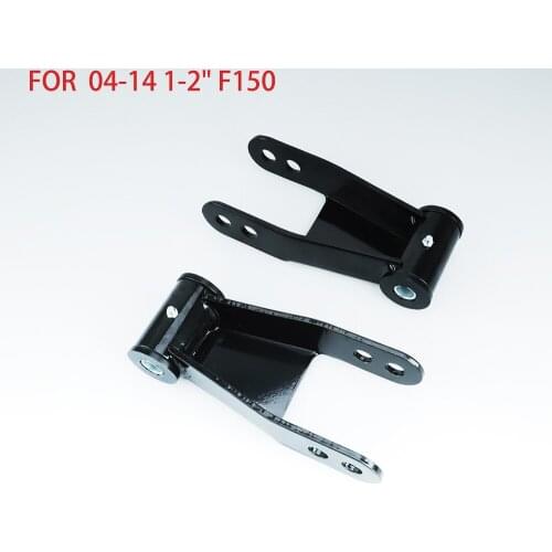 For 2004-14 Ford F150 Rear Two Four Wheel Drive Leveling Rear Drop Shackles 1" Or 2" Adjustable Lowering Parts Kit