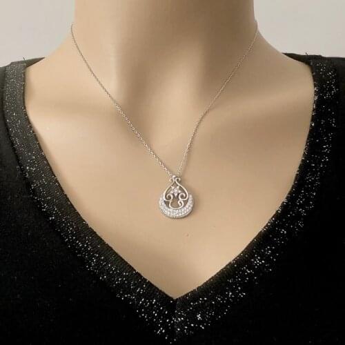 Fantasy 925 Sterling Silver Necklace Women Girls Gift Jewelry Accessories Fashion Handmade Elegant Chain