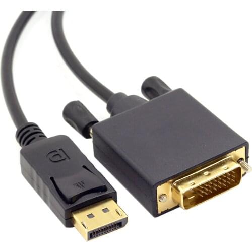 Jimier DP DisplayPort Display Port to DVI Single Link Digital Converter Cable 6ft 1080p