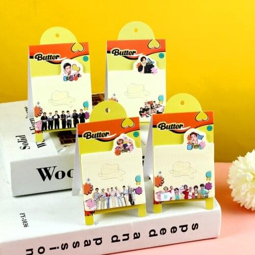 KPOP Bangtan Boys New Album Butter Sticky Notes N Times Stickers JK V JIMIN SUGA The Same Style Around Korea Group