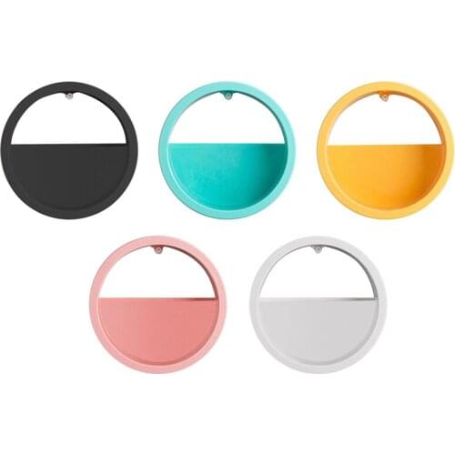 Round Iron Wall Vase Home Living Room Decoration Bonsai Restaurant Hanging Basket Succulent Cactus Flower Pot