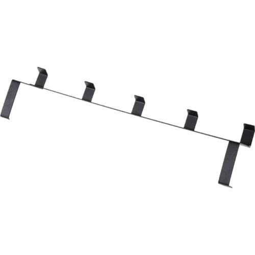 Over-The-Door Hook Rack Metal Hanger Storage Holder Hanging Coat Hat Towel Bag JUN-25A