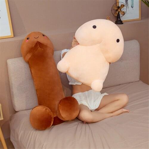 Cute Long Penis Plush Toys Pillow Sexy Soft Toys Stuffed Funny Cushion Simulation Lovely Dolls Gift for Girlfriend Kawaii Plush