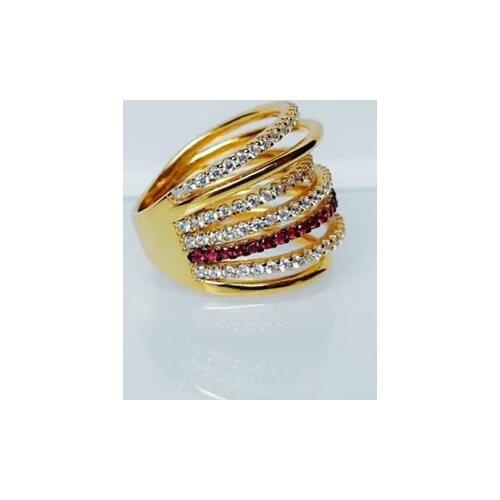 Designer Fashion 925 Sterling Silver Jewelry 3A Cubic Zirconia Party Ring