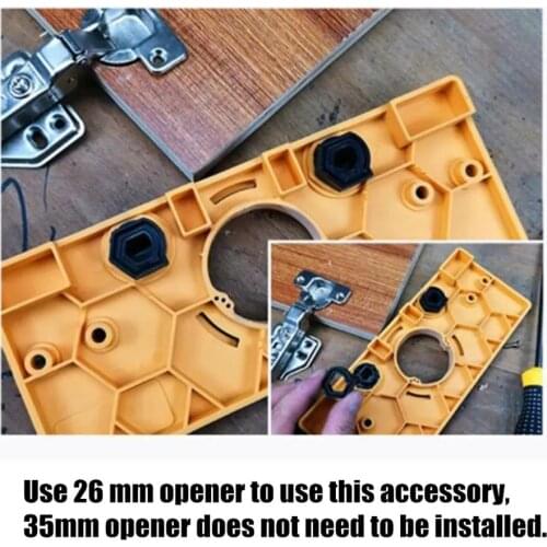 Woodworking 35mm Cup Style Hinge Jig Forstner Bit Drill Guide Set For Kreg Door Hole Locator