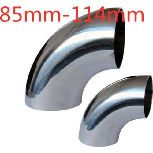 O/D 85/89/102/104/108/114/mm 304 Stainless Steel Sanitary Weld 45 Degree Elbow Pipe Fitting
