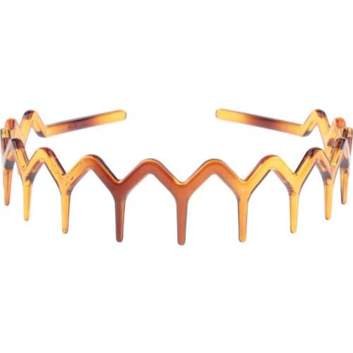 Chic Mens Womens Toothed Hairband Headband Tooth Zigzag Alice Hair Band Hair Accessories