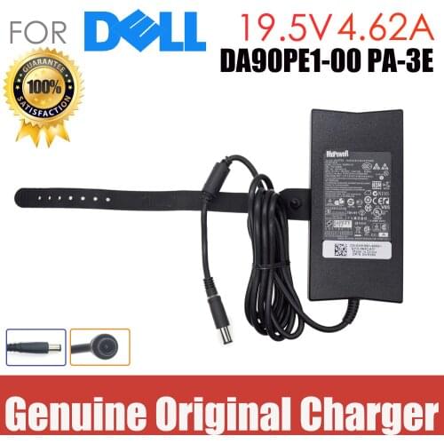 Original 19.5V 4.62A 90W For DELL D620 D630 d800 E6400 DA90PE1-00 DA90PM111 DA90PM130 laptop supply AC adapter charger