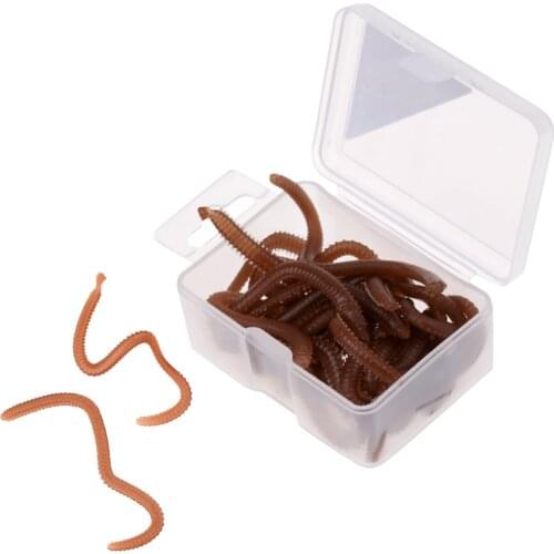 20Pcs/box Soft Baits Fishing Lures 9cm Simulation Smell Jig Hook Clam Worms Fishing Lures