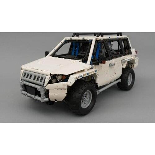Technology sports car MOC-5551 suv Remote Control RC assembly toy boy birthday gift model DIY Education