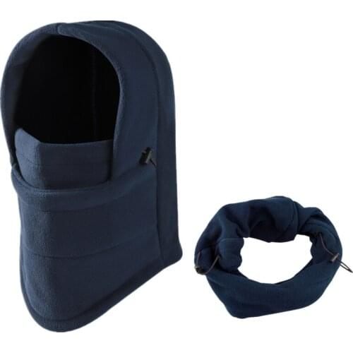 Winter Windproof Hiking Caps,Men Warm Thermal Fleece Face Beanies,Ski Bike Motorcycle Neck Warmer Helmet Hat