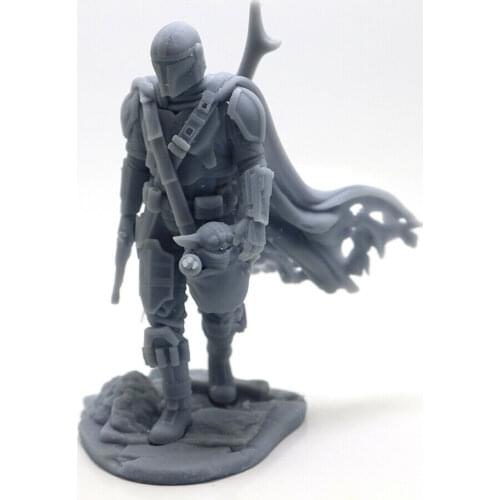 1/24 75mm 1/32 56mm Resin Model Bounty Hunter Figure Unpainted RW-061
