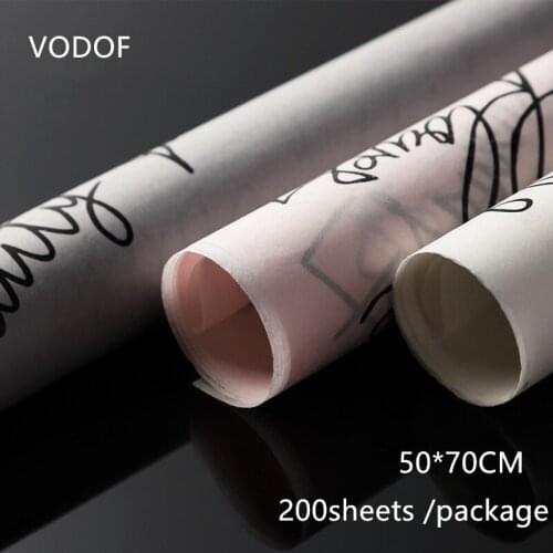 English Design 20 sheets/package 50*70cm Tissue Paper Flower Clothing Shoes Gift Packing Craft Wrapping Paper