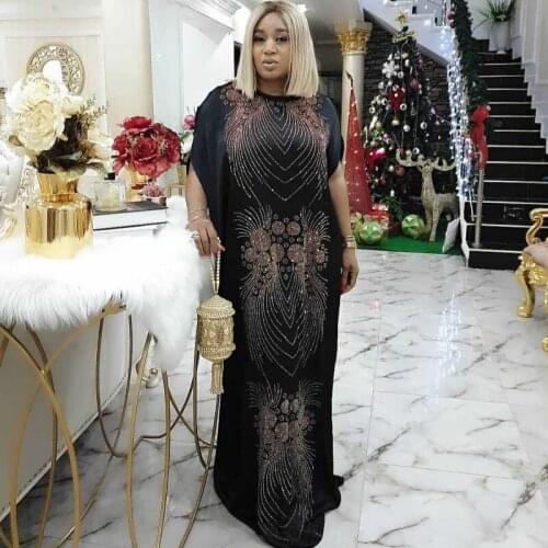 African Dresses For Women 2020 Autumn Christmas Africa Clothing Muslim Long Maxi Dress High Quality Fashion African Dress Lady