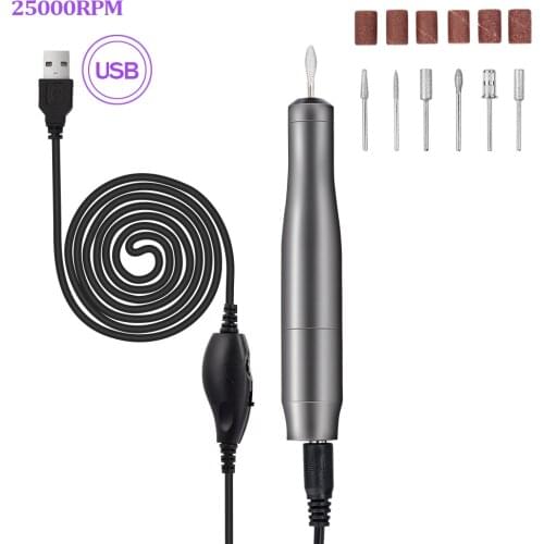 25000RPM Portable Electric Nail Drill Machine Profession Manicure peeling For Electric Nail Pedicure File tool for manicure