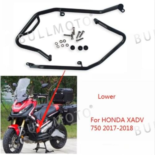Artudatech Crash Bar Lower Engine Guard Bumper for Honda X-ADV750 XADV750 2017-2018 Guards Crash Bars Motor Parts