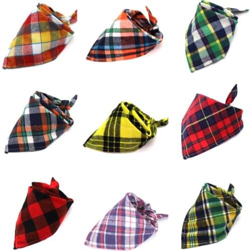 30 Colors Baby Bibs Burp Cloths Newborn Accessories Bibs Burp Cloths Cotton Plaid Feeding Bib Kids Scarf Baberos Bandana Bebe