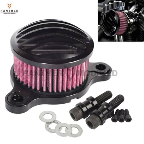 Black Motorcycle Air Cleaner Intake Filter System Kit case for Harley Sportster XL883 XL1200 XL 883 1200 2004-2016