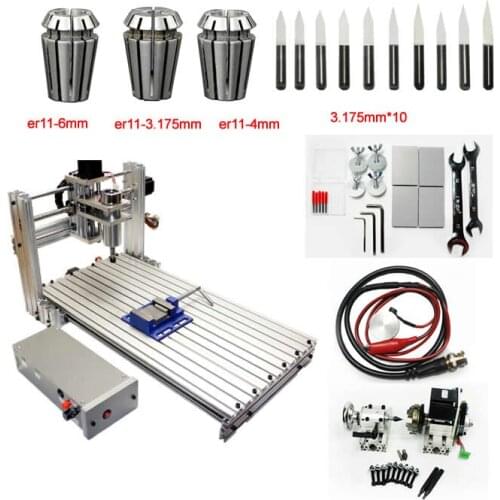 DIY CNC router 3060 metal mini cnc milling machine for pcb carving