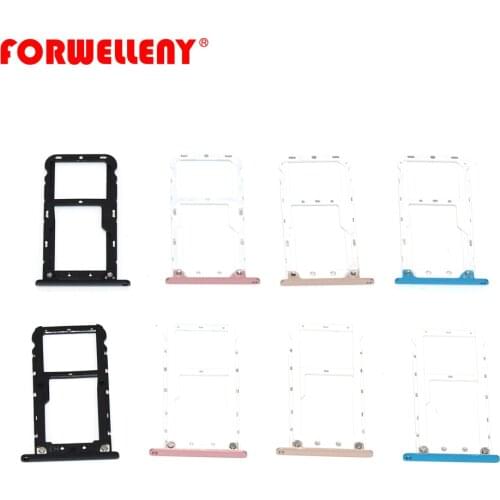 For xiaomi redmi 5 plus / redmi5 plus Micro Sim Card Holder Slot Tray Replacement Adapters black silver gray gold blue