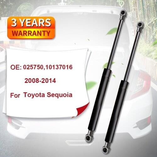 Tailgate Gas Strut 025750 10137016 for Toyota Sequoia Sport Utility ( 2008-2014 ) ( Pack of 2 )