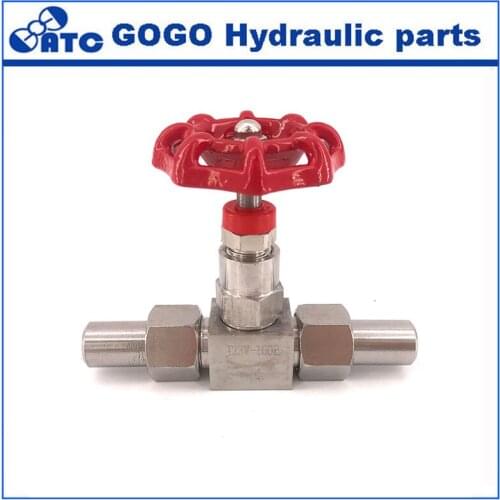 J23w-320P Type External Thread The Needle Valve high quality Compression Stop Needle Valve DN6 DN10 DN8 DN15 SS304 SS316
