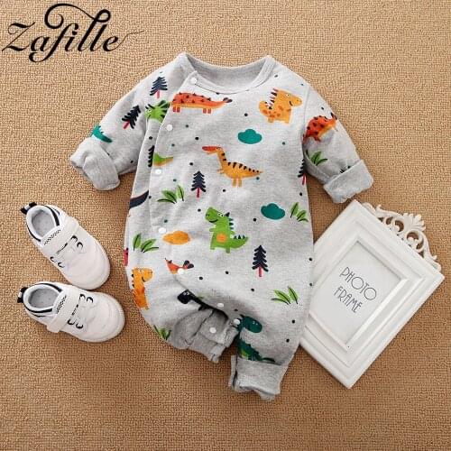 ZAFILLE Cartoon Dinosaur Costume Babys Rompers Cute Jumpsuit For Kids Children Overalls Newborn Mens Baby Clothes