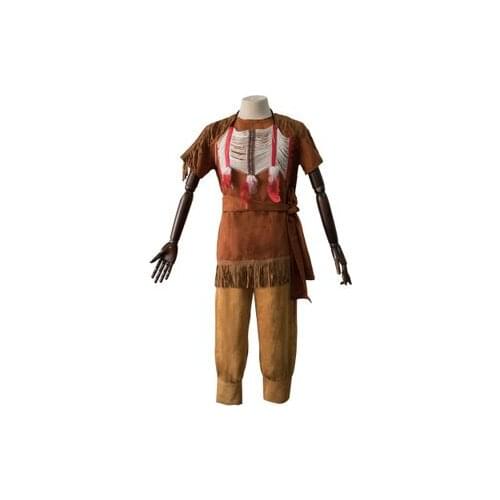 Boys Costume Kids primitive man Halloween Costumes Child Party Cosplay Fancy Indian leopard print savage Dress Outfits Clothing