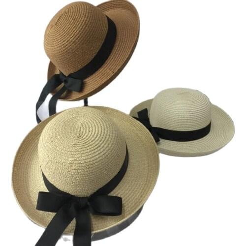 Summer Straw Hat Outdoor Travel Women Female Casual Sun hats Sunscreen Protection Hat Visor Caps Changeable style