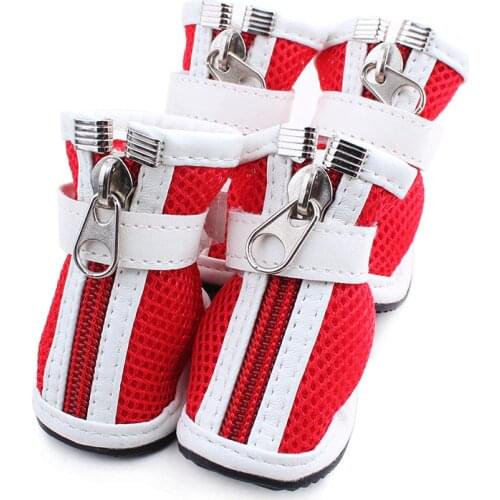 Best Selling 2019 Products Dogs Shoes Night Shining Teddy Shoes Socks Mesh Breathable Waterproof Soft Bottom Shoes for Chihuahua