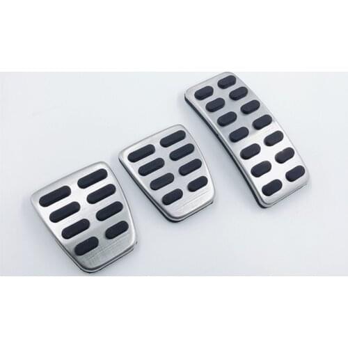 For Kia Hyundai Soul 2013-2016 IX25 Creta Rio K2 2012-2017 Stainless Steel Gas Fuel Brake Pedal Cover Car Styling