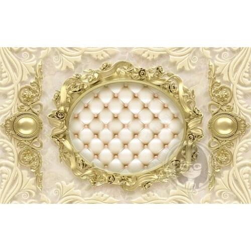 Custom Any Size Luxury 3D Wallpaper European Style Home Decoration Photo Wall Painting Living Room Hotel Mural