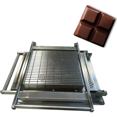 Manual Double Arm 600 X 400 Cubes Cake Cutting Machine Chocolate Guitar Cutter