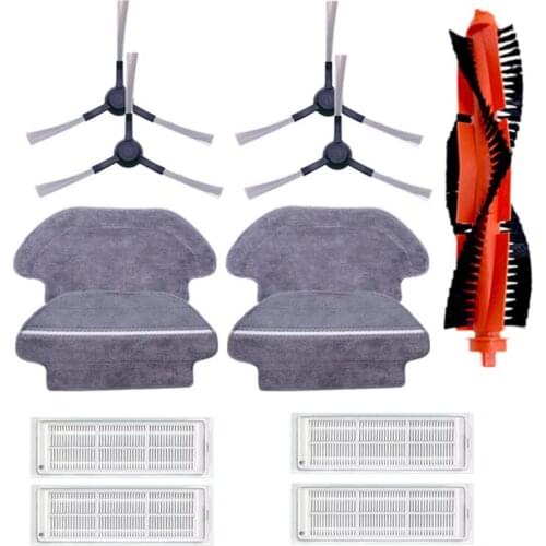 SANQ Parts for Xiaomi Robot Vacuum Mop Cleaner STYJ02YM Main Brush Side Brushes Mop Cloth Hepa Filter 550ML Water Tank