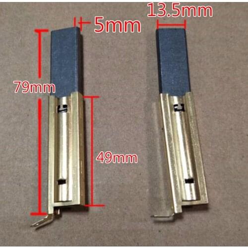 2pcs high quaility washing machine welling motor carbon inserts brush B_135 for Siemens LG samsung Panasonic