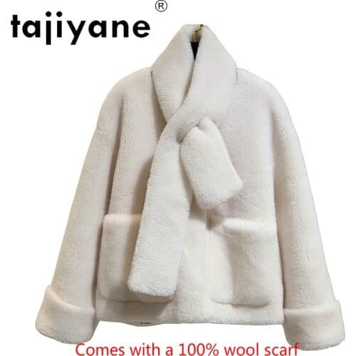 Tajiyane Woman Winter Coats and Jackets Real Fur Coat Women 100% Wool Fur Jacket Womens Clothes Warm Thick Mujer Parkas TN1385