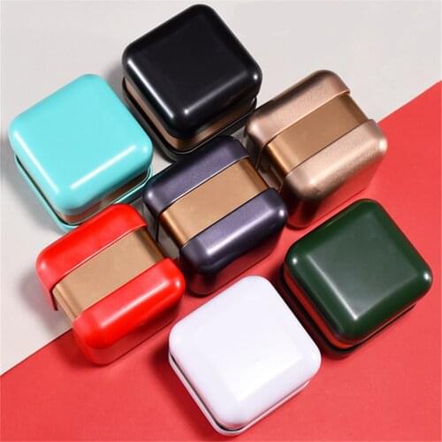 Food Grade Tin Can Black Metal Square Boxe Aluminum Tea Tin Box