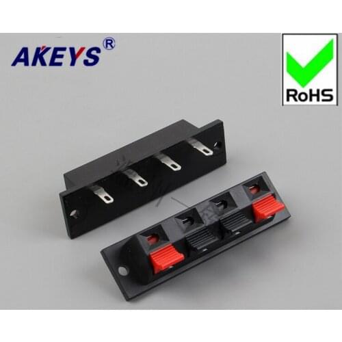 10 PCS Connection clamp 4-bit high-quality audio wiring clamp fast clamp aging test clamp WP4-7 square external wiring seat