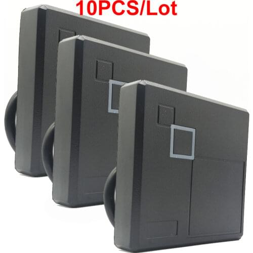 10 PCS Proximity RFID 125Khz Door Access Control System Wiegand 26 34 Slave Card Reader