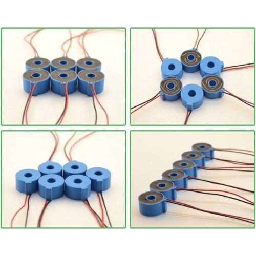 10pcs Standard micro current transformer 20A / 20mA current sensor output lead