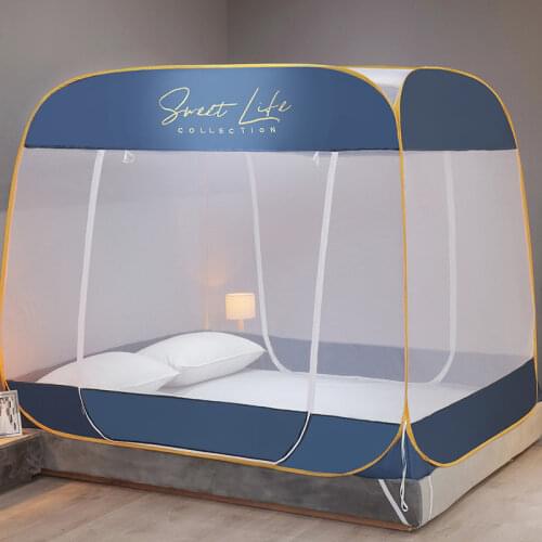 2021 new magic no installation mosquito net three door foldable Mongolian yurt powerful mosquito repellent for single and double