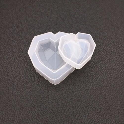 3D Crystal Epoxy pray Geometric love mold scented gypsum spread incense mold set table decoration mould