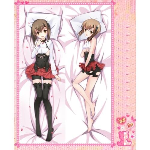 Anime Cartoon Collection Double Bolster Hugging Pillow Case Cover No.64013