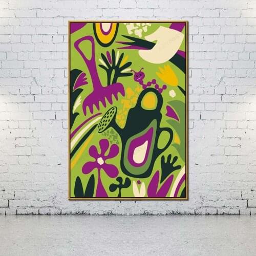 Artcozy Oil Canvas Painting dot abstract For Home Decoration Wall Art