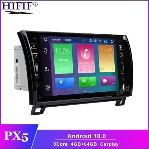 PX5 IPS Octa Core Android 10 Car Radio GPS Navigation Central Multimedia for Toyota Sequoia Tundra 2007 2008 2009 2010 2011 2012