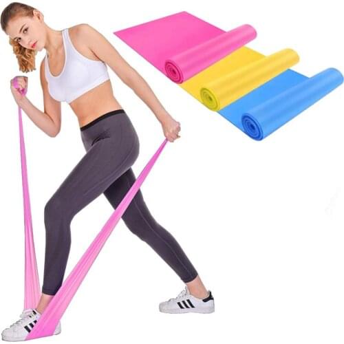 SKDK Wide Exercise Band Long Latex Free Resistance Bands Bodybuilding Strength Training Fitness Pilates Yoga Band Elastic 1PC