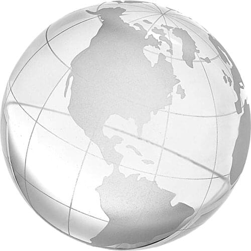 Globes World, 2inch Floating Globe Rotating Planet Earth Globe Home Office Desktop Display Decoration